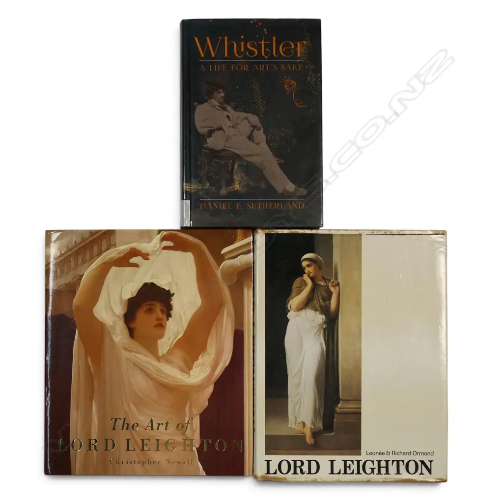 THREE PUBLICATONS ON 19TH CENTURY BRITISH PAINTERS - LEIGHTON Image 1++